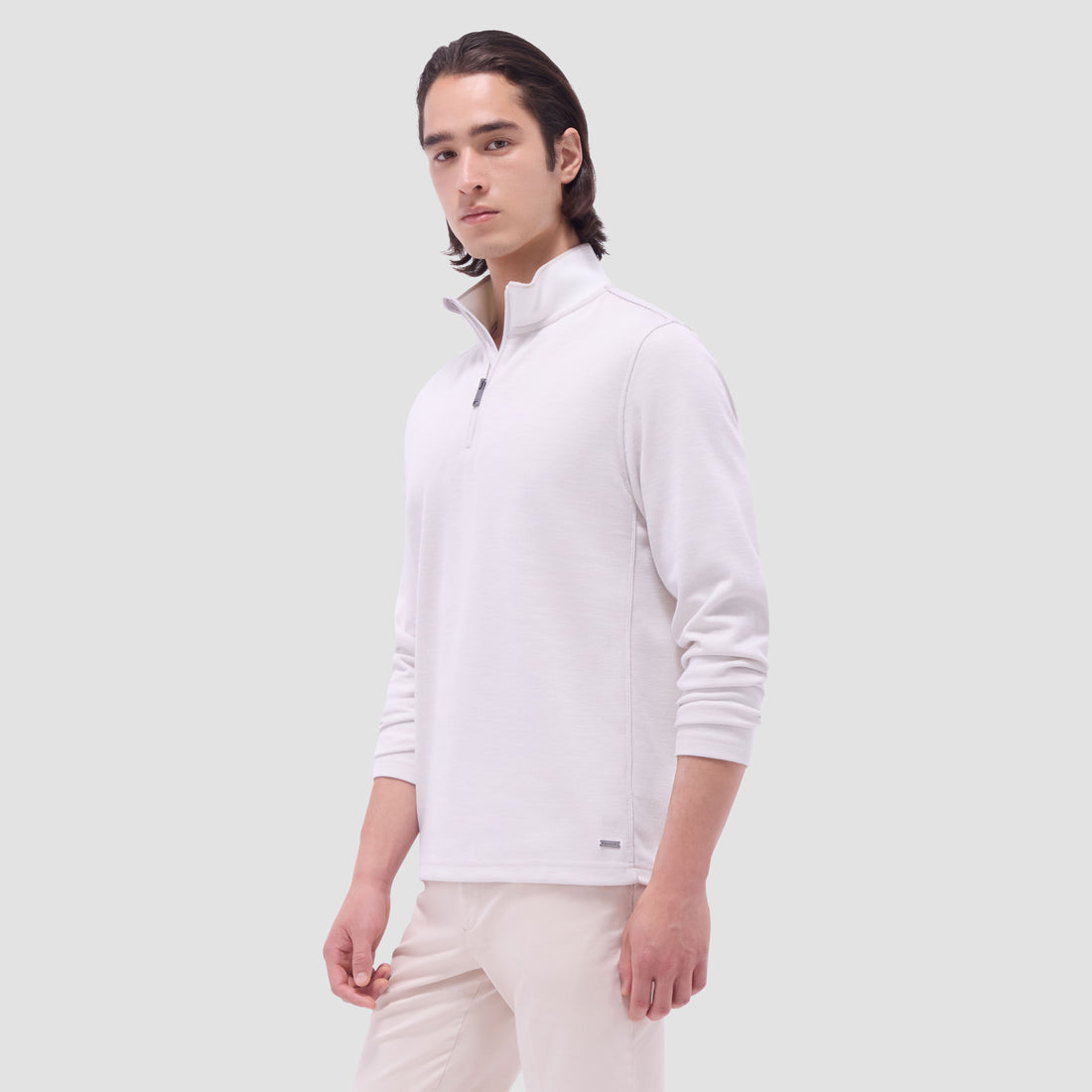 Jacquard Performance Quarter-Zip Pullover