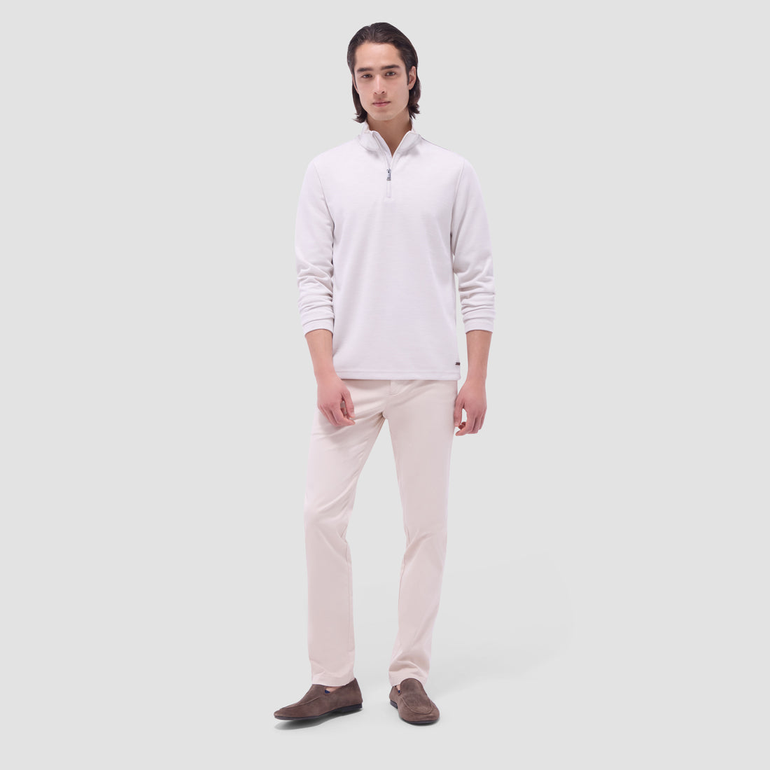 Jacquard Performance Quarter-Zip Pullover