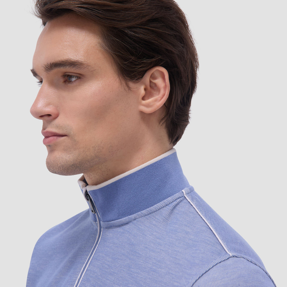 Jacquard Performance Quarter-Zip Pullover