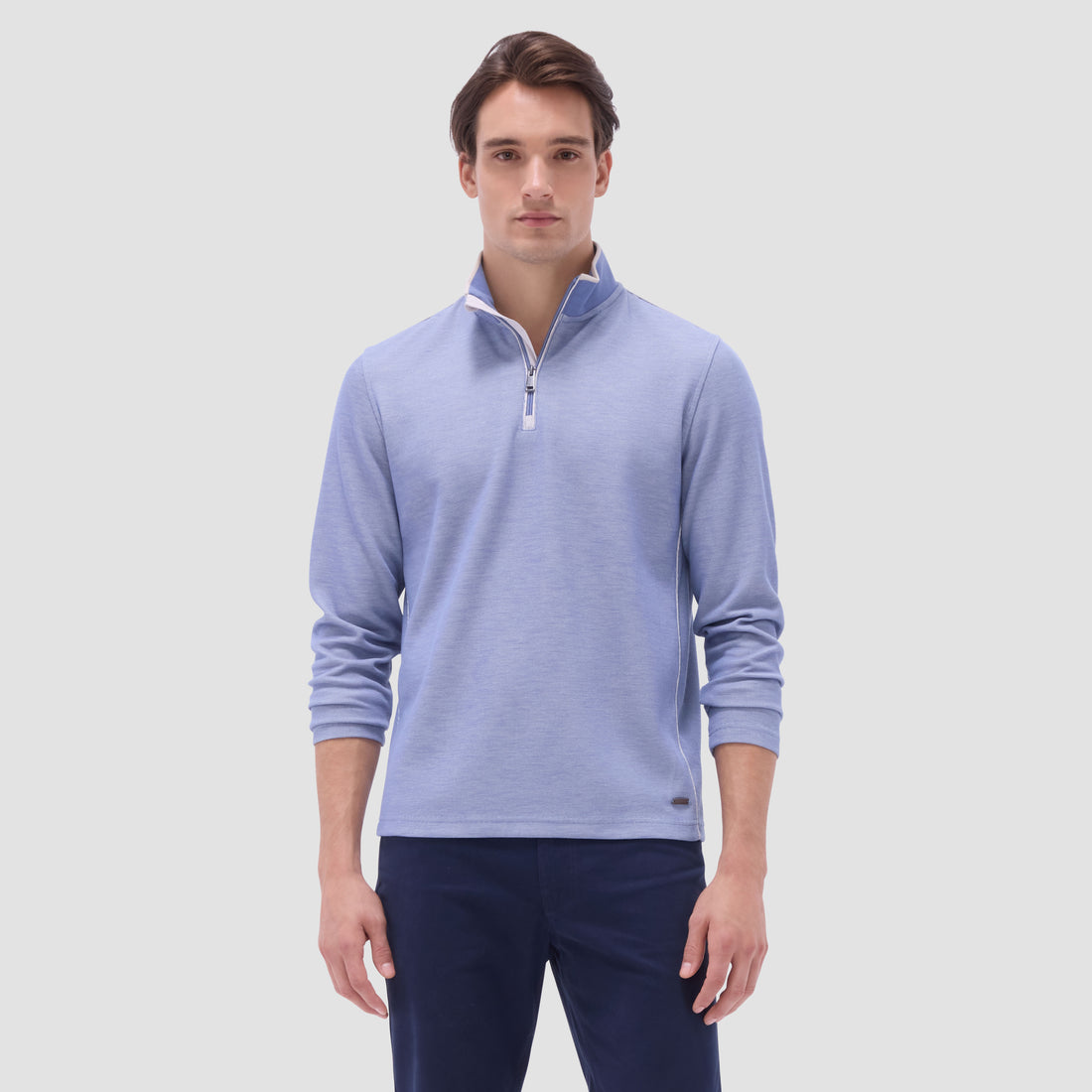 Jacquard Performance Quarter-Zip Pullover