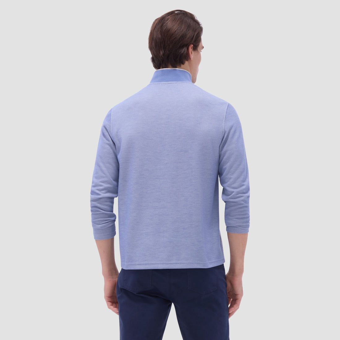 Jacquard Performance Quarter-Zip Pullover