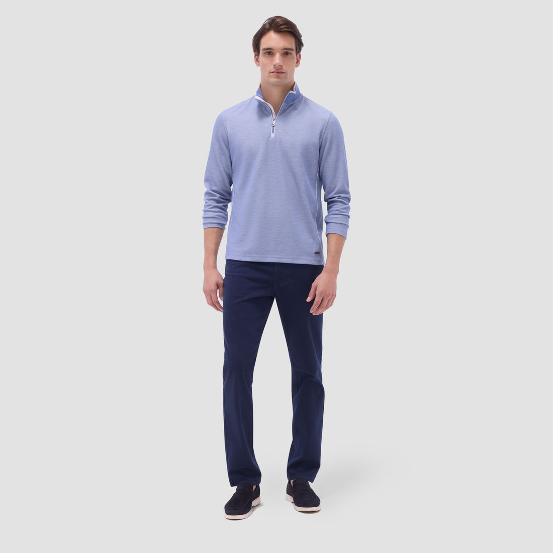 Jacquard Performance Quarter-Zip Pullover