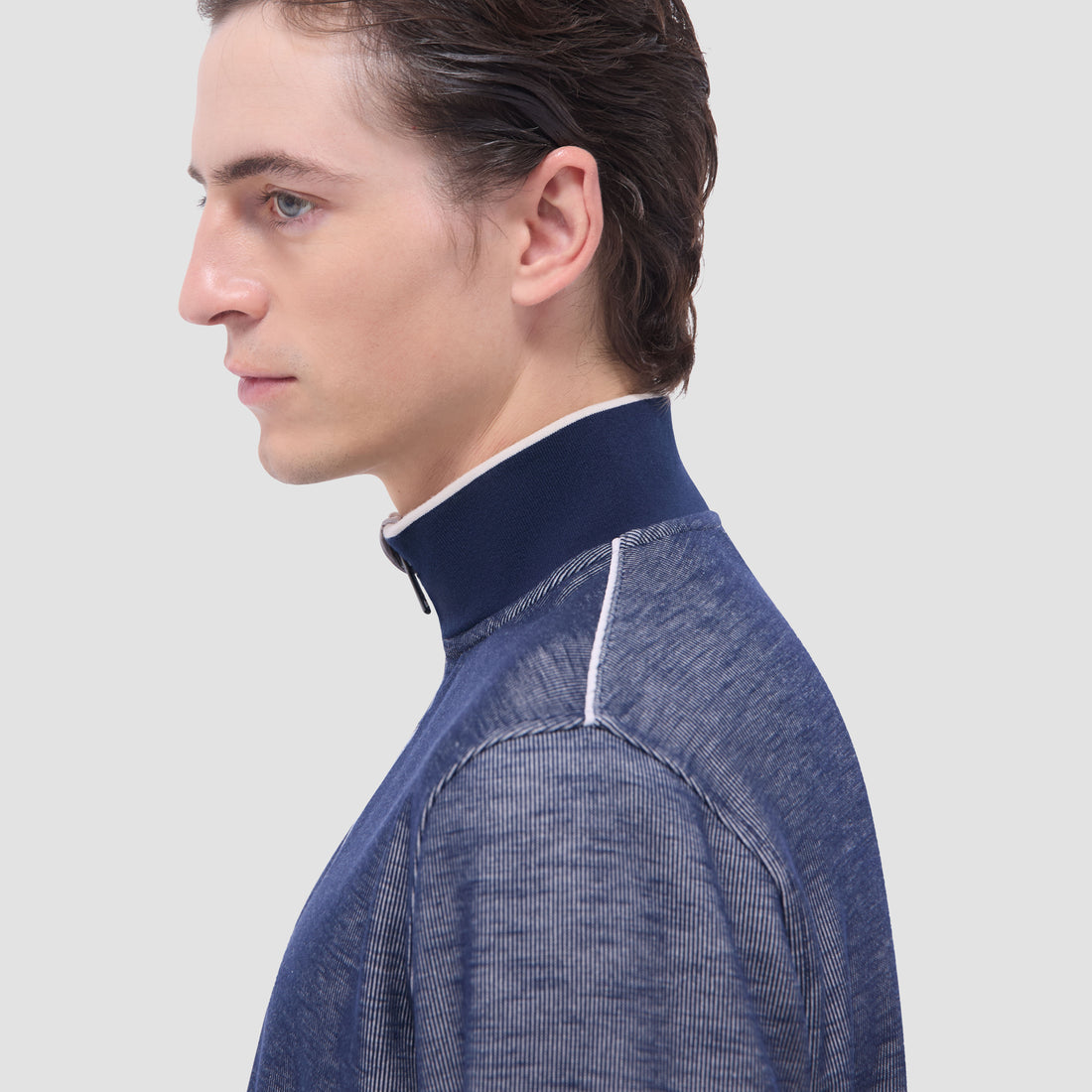 Jacquard Performance Quarter-Zip Pullover