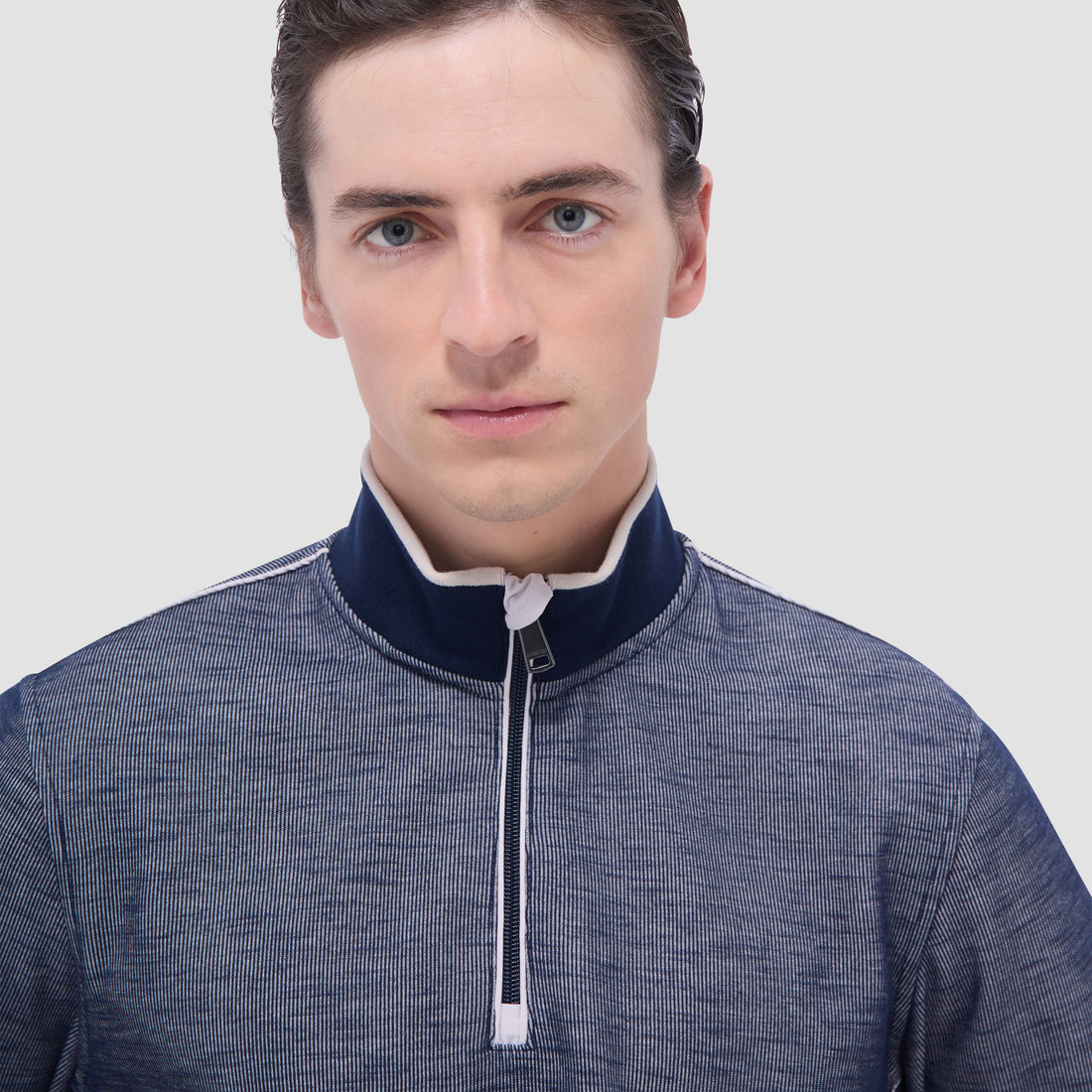 Jacquard Performance Quarter-Zip Pullover