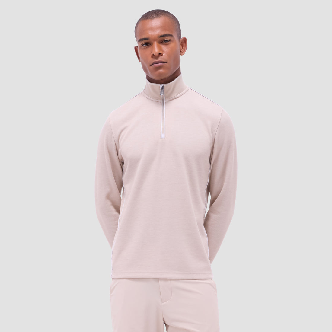 Jacquard Performance Quarter-Zip Pullover