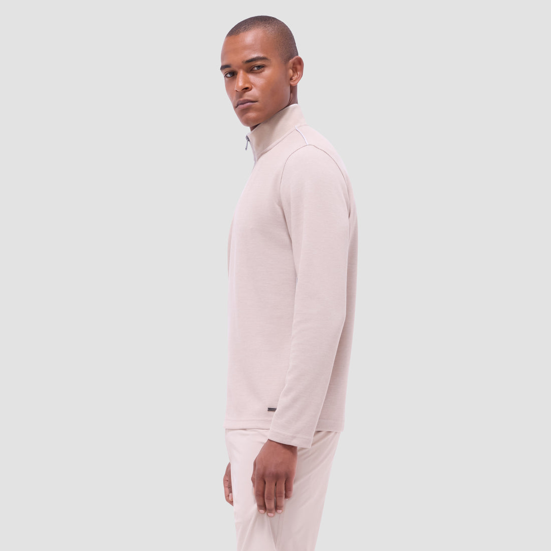 Jacquard Performance Quarter-Zip Pullover