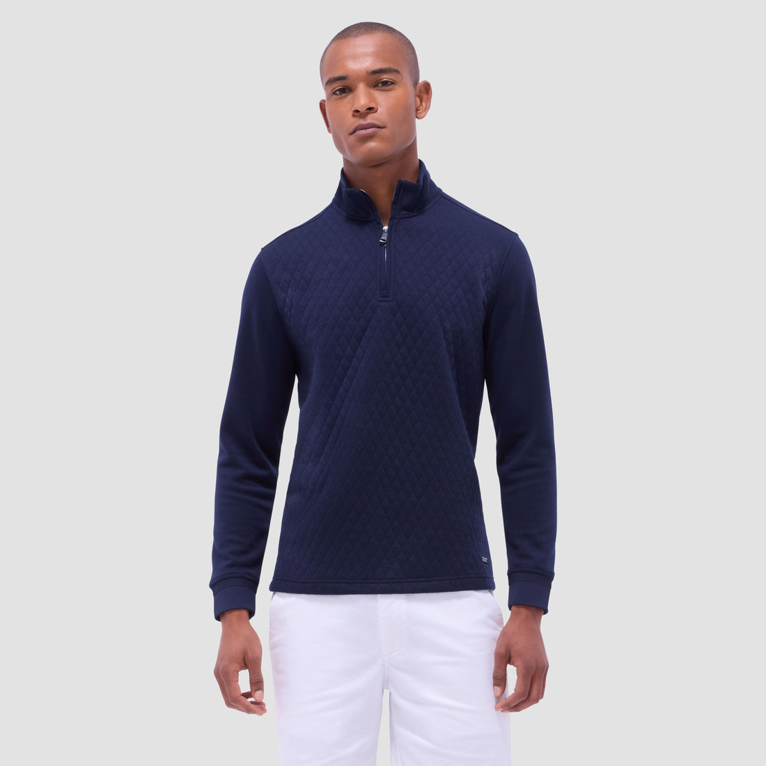 Diamond Quilt Performance Quarter-Zip Pullover