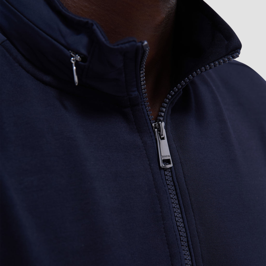 Soft Touch Solid Quarter-Zip Pullover With Hood