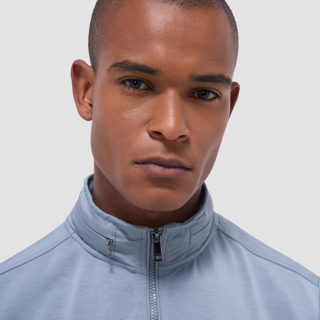 Soft Touch Solid Quarter-Zip Pullover With Hood