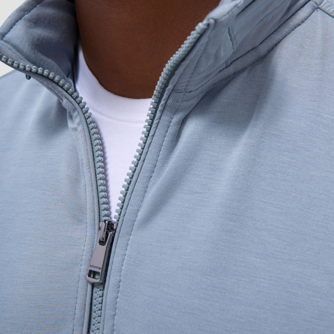 Soft Touch Solid Quarter-Zip Pullover With Hood