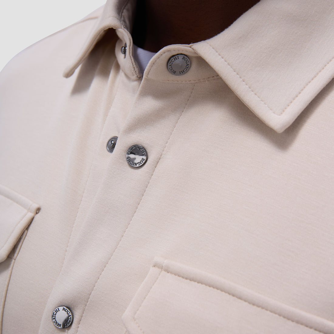 Soft Touch Solid Shirt Jacket