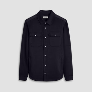 Soft Touch Solid Shirt Jacket