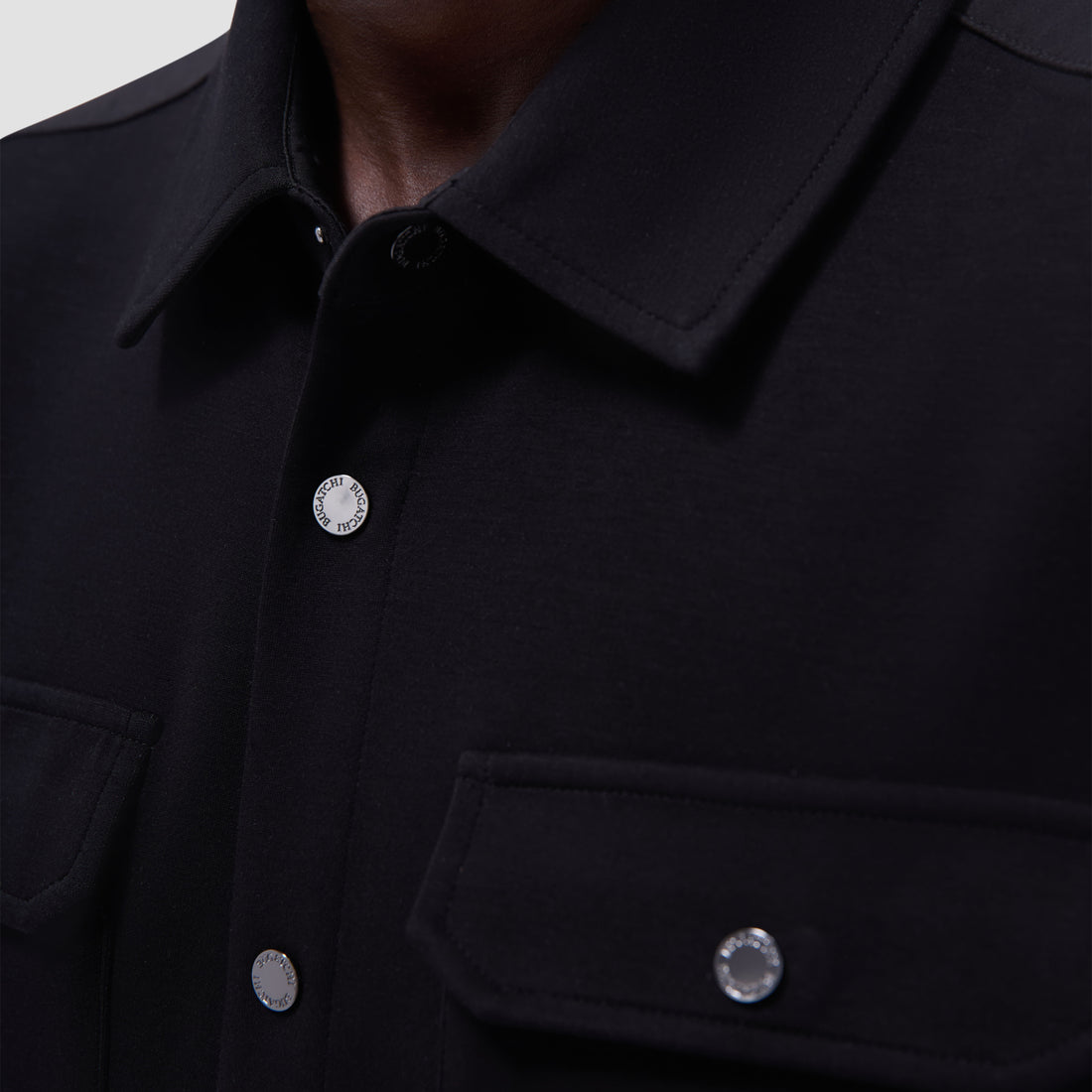 Soft Touch Solid Shirt Jacket