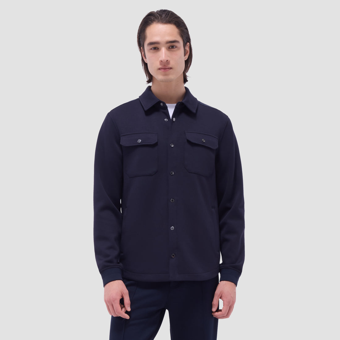 Soft Touch Solid Shirt Jacket