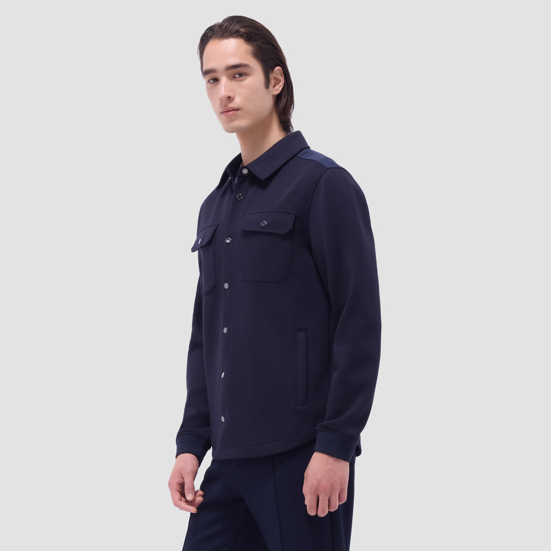 Soft Touch Solid Shirt Jacket