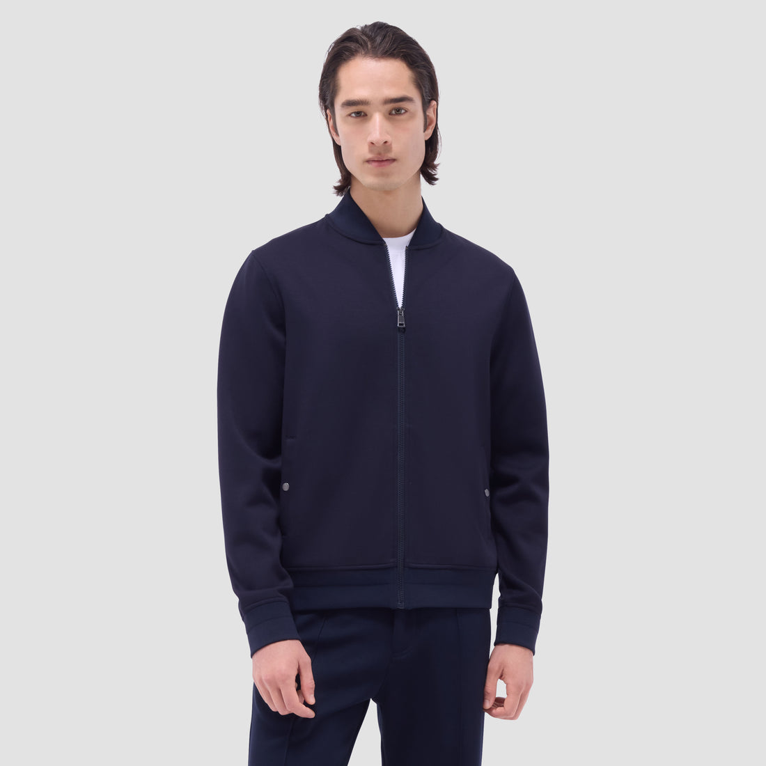 Soft Touch Solid Bomber Jacket