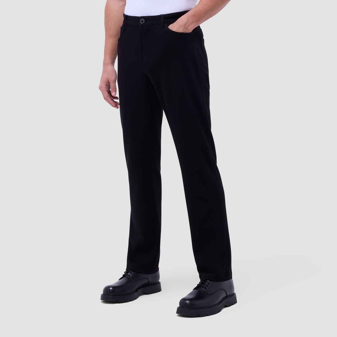 Soft Touch Solid Five-Pocket Pants