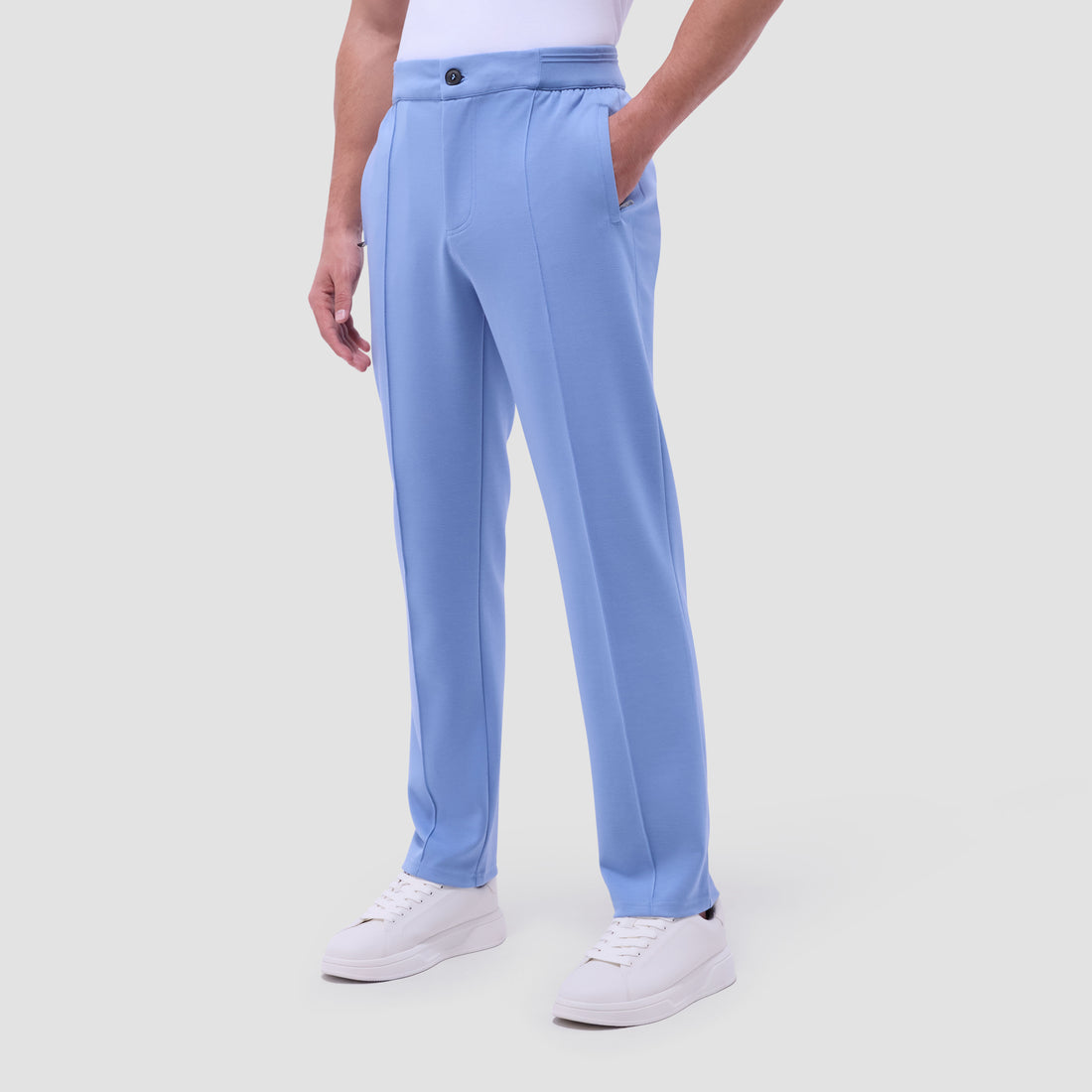 Soft Touch Solid Casual Pants