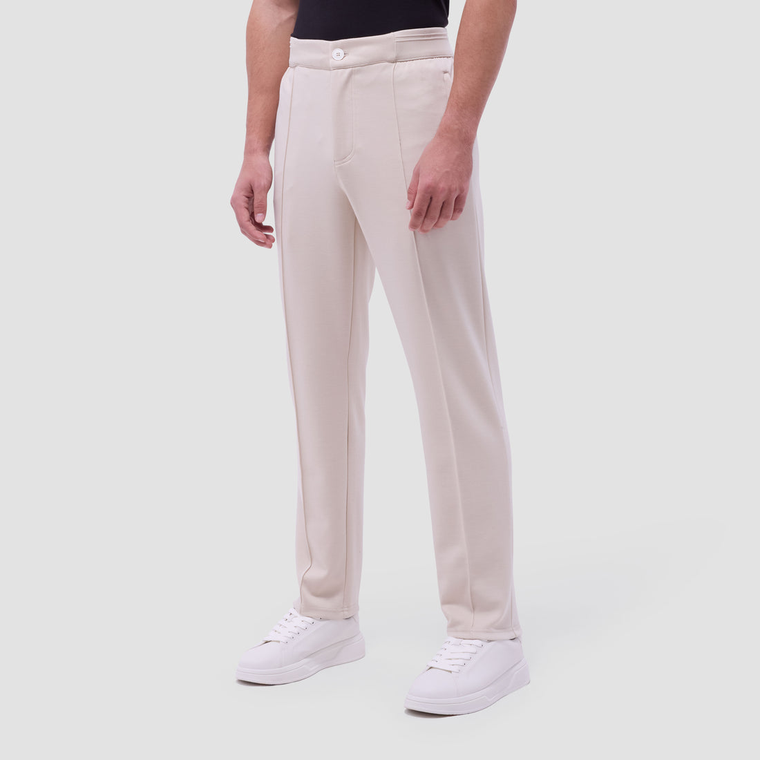 Soft Touch Solid Casual Pants