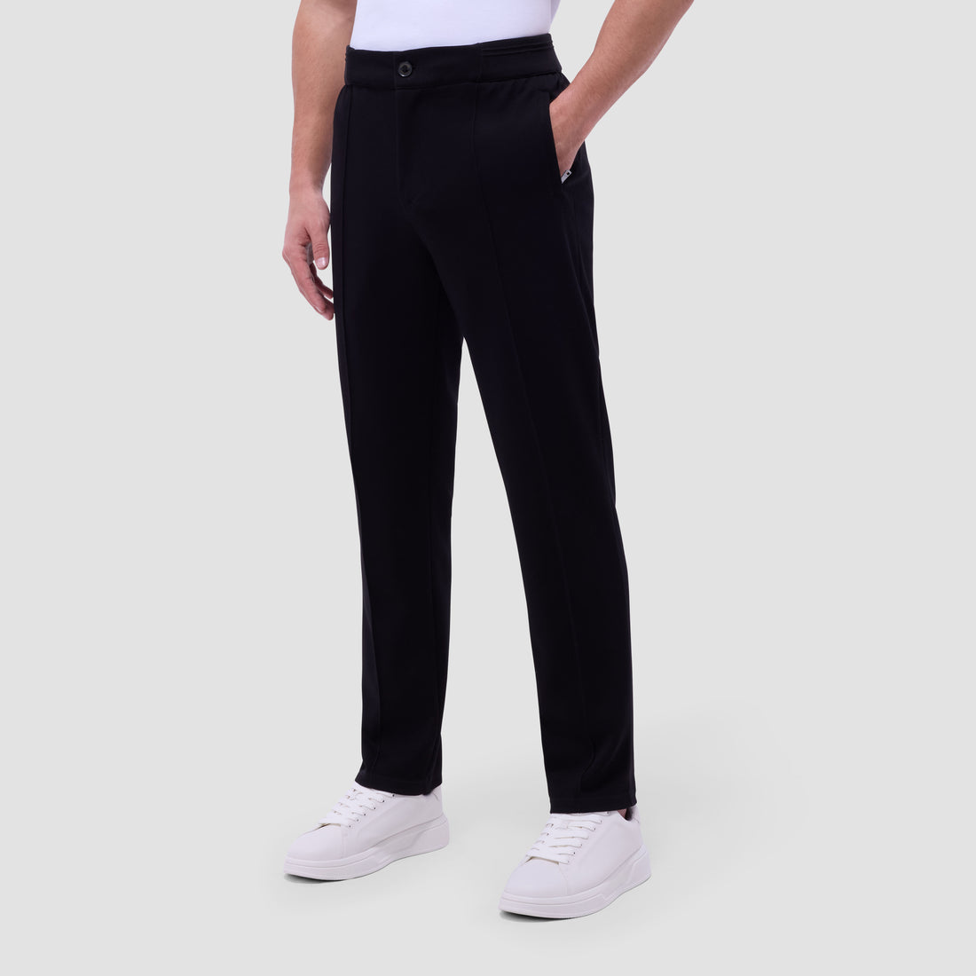 Soft Touch Solid Casual Pants