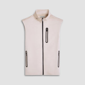 Soft Touch Solid Vest With Hood