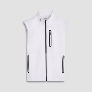 Soft Touch Solid Vest With Hood