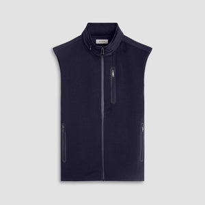 Soft Touch Solid Vest With Hood