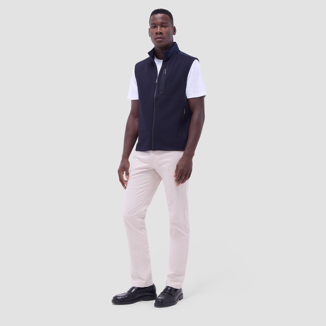 Soft Touch Solid Vest With Hood