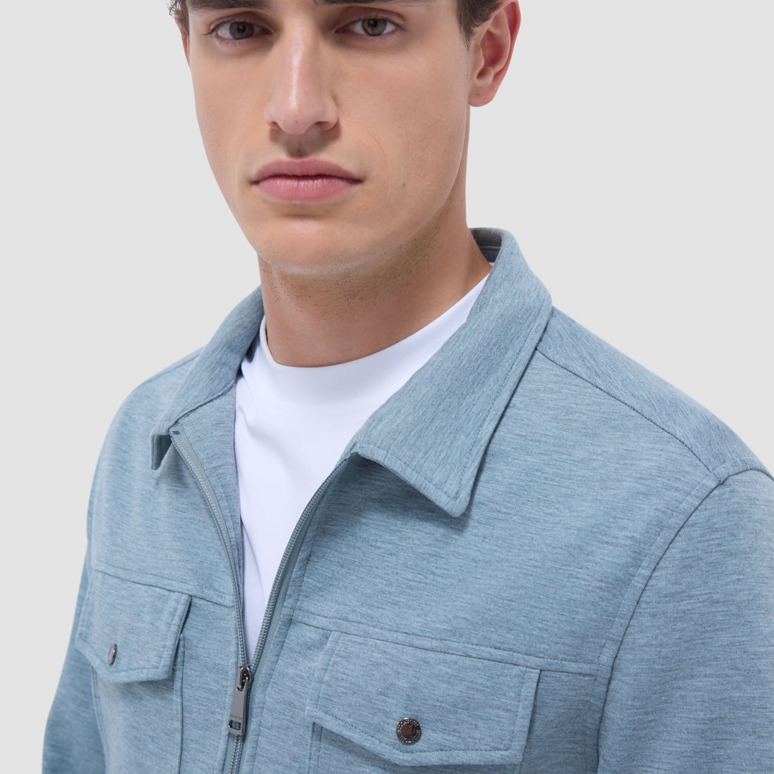 Soft Touch Heather Shirt Jacket