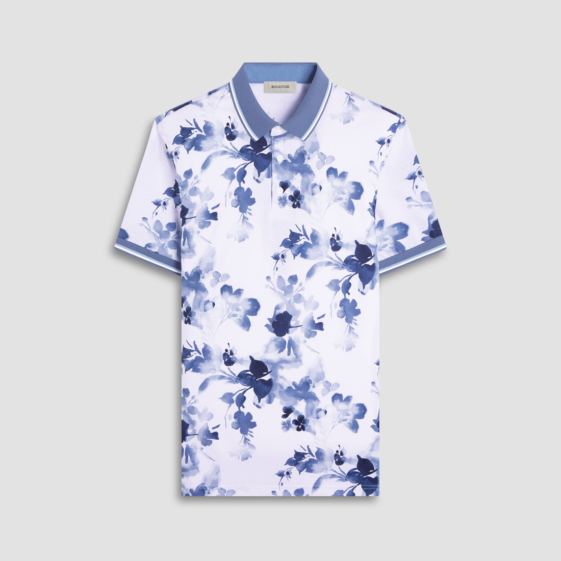 Watercolor Floral Polo Shirt