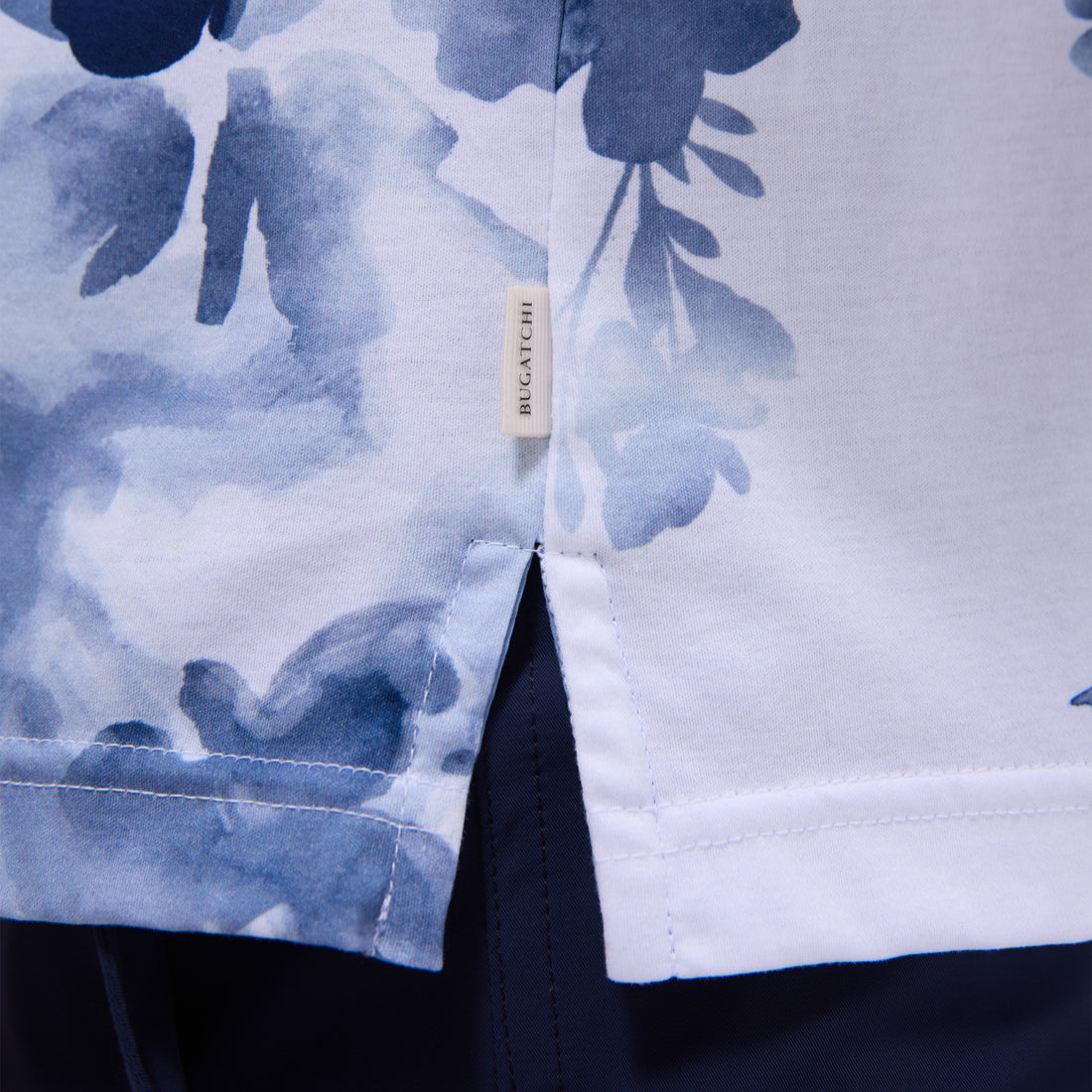 Watercolor Floral Polo Shirt