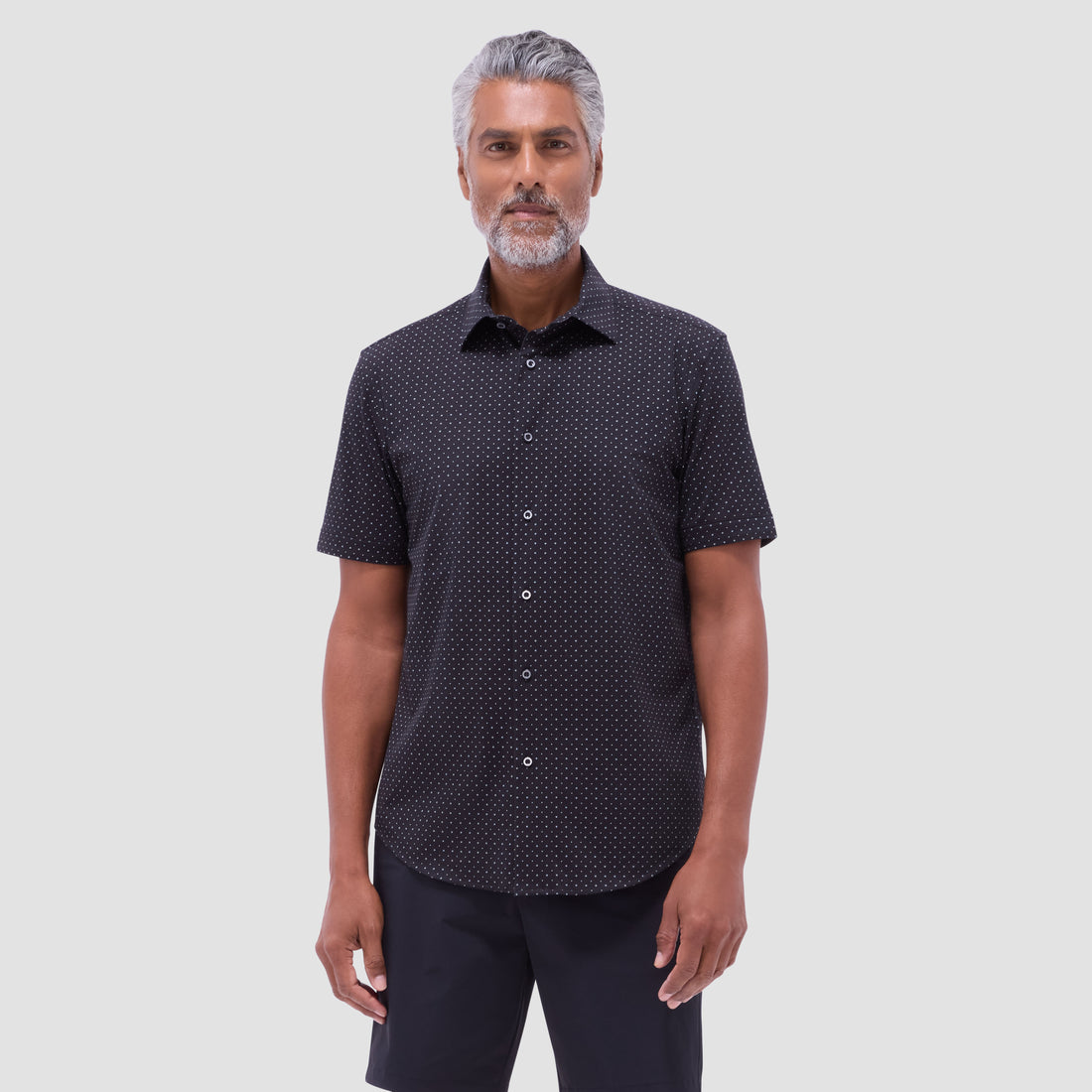 Miles Geometric OoohCotton Short -Sleeve Shirt