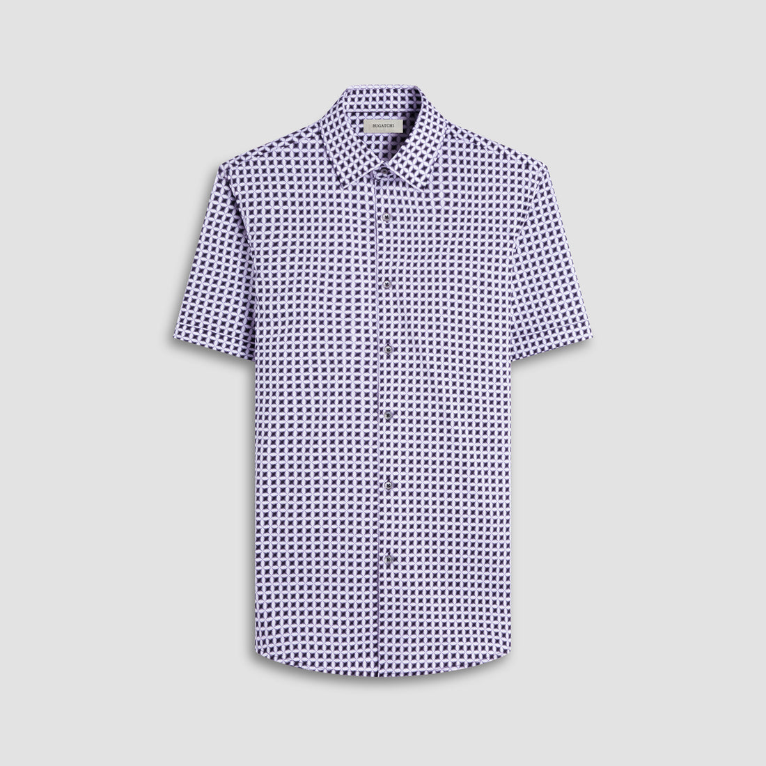 Miles Geometric OoohCotton Short-Sleeve Shirt