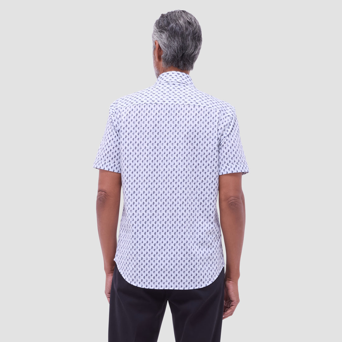 Miles Paisley OoohCotton Short -Sleeve Shirt