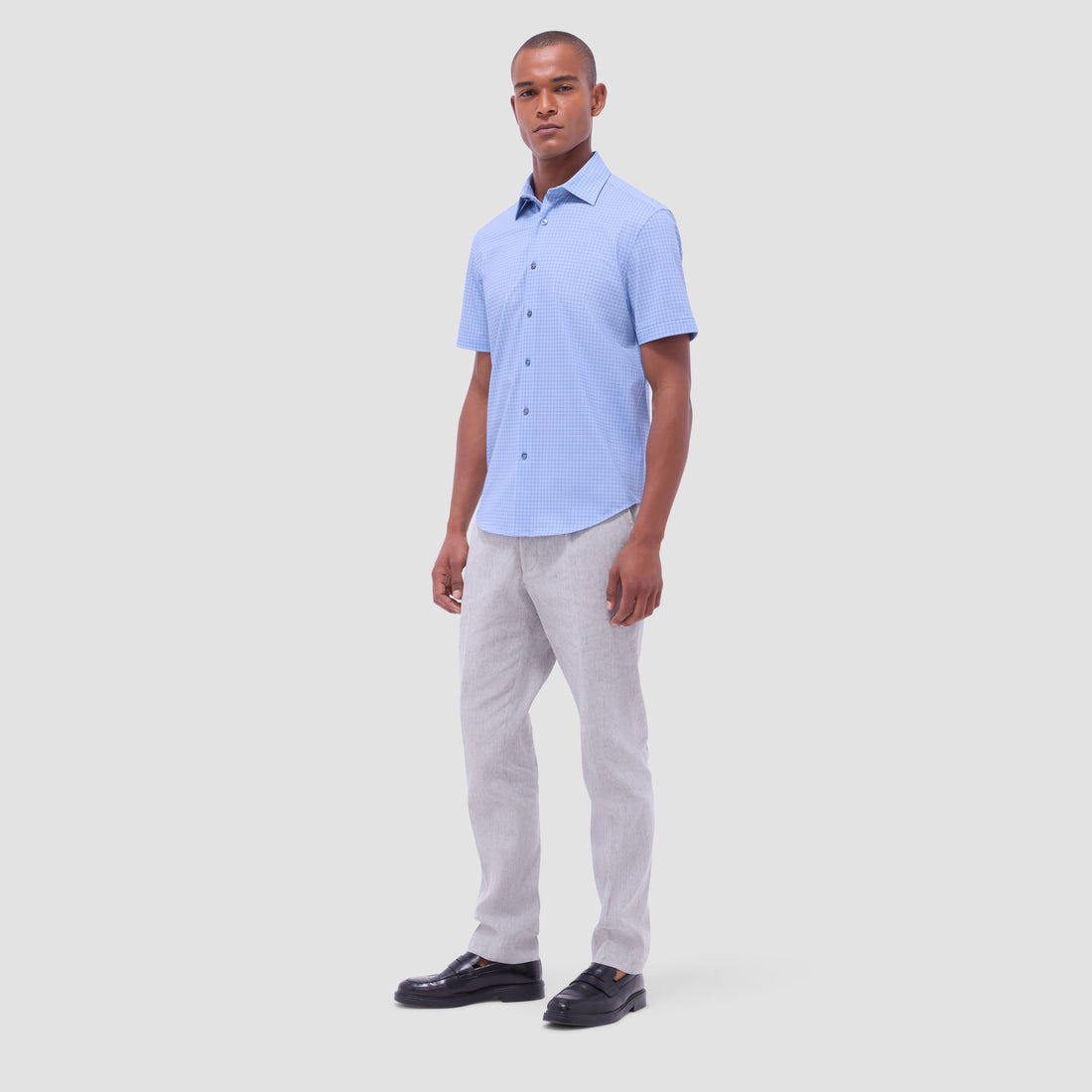 Miles Geometric OoohCotton Short -Sleeve Shirt