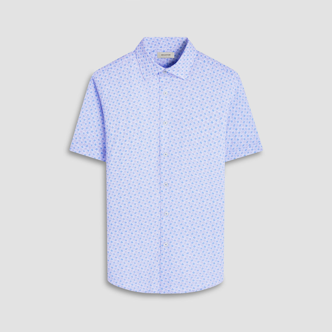 Miles Geometric OoohCotton Short-Sleeve Shirt