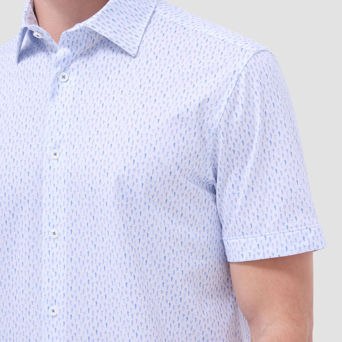 Miles Cactus OoohCotton Short-Sleeve Shirt