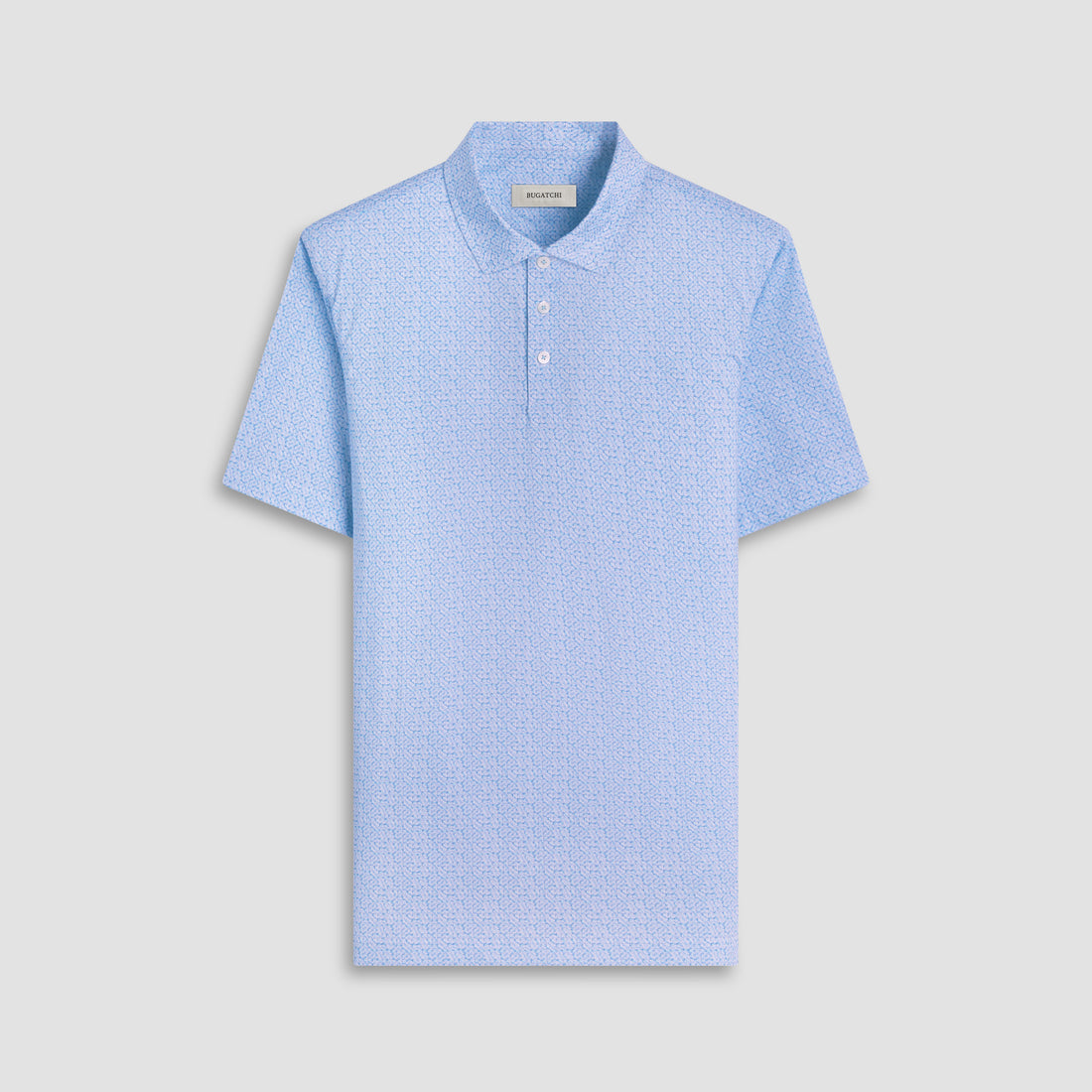 Victor Leaf Print OoohCotton Polo Shirt