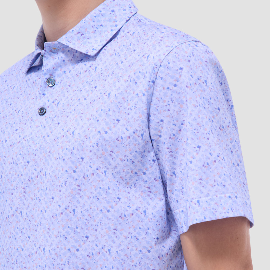 Victor Splatter Print OoohCotton Polo Shirt