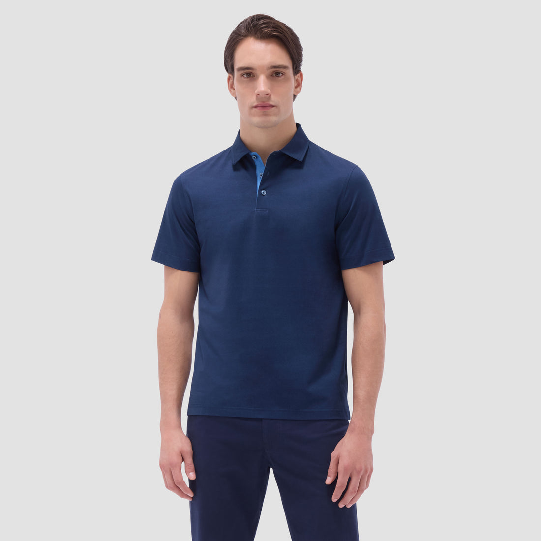 Vincent Double-Sided Solid OoohCotton Polo Shirt