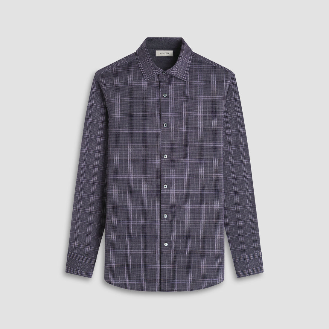 Jimmy Double-Sided Glen Plaid & Herringbone OoohCotton Shirt