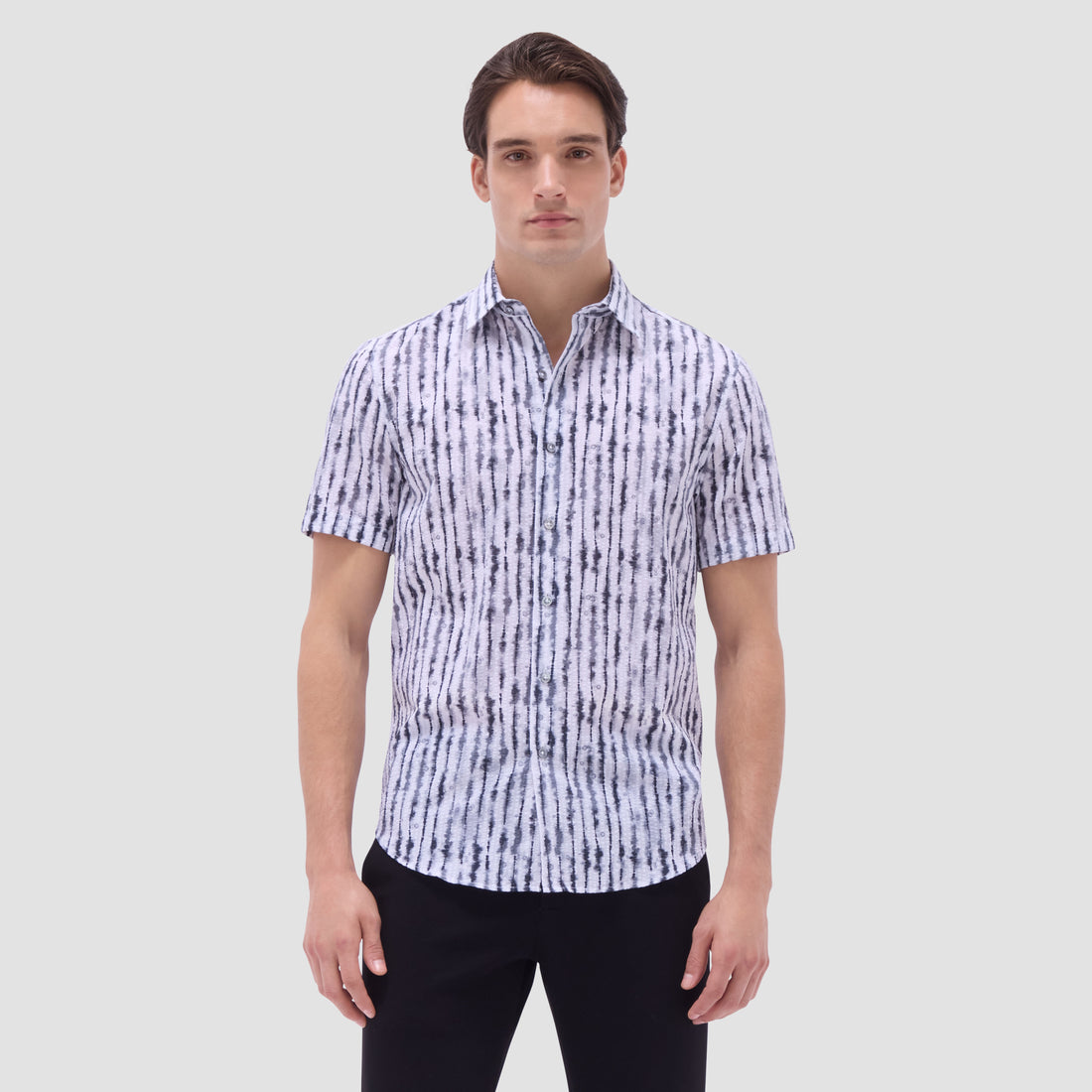 Orson Shibori Seersucker Short-Sleeve Shirt