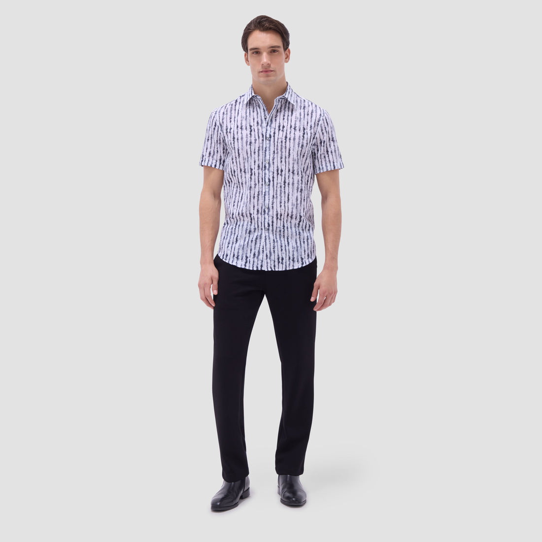 Orson Shibori Seersucker Short-Sleeve Shirt