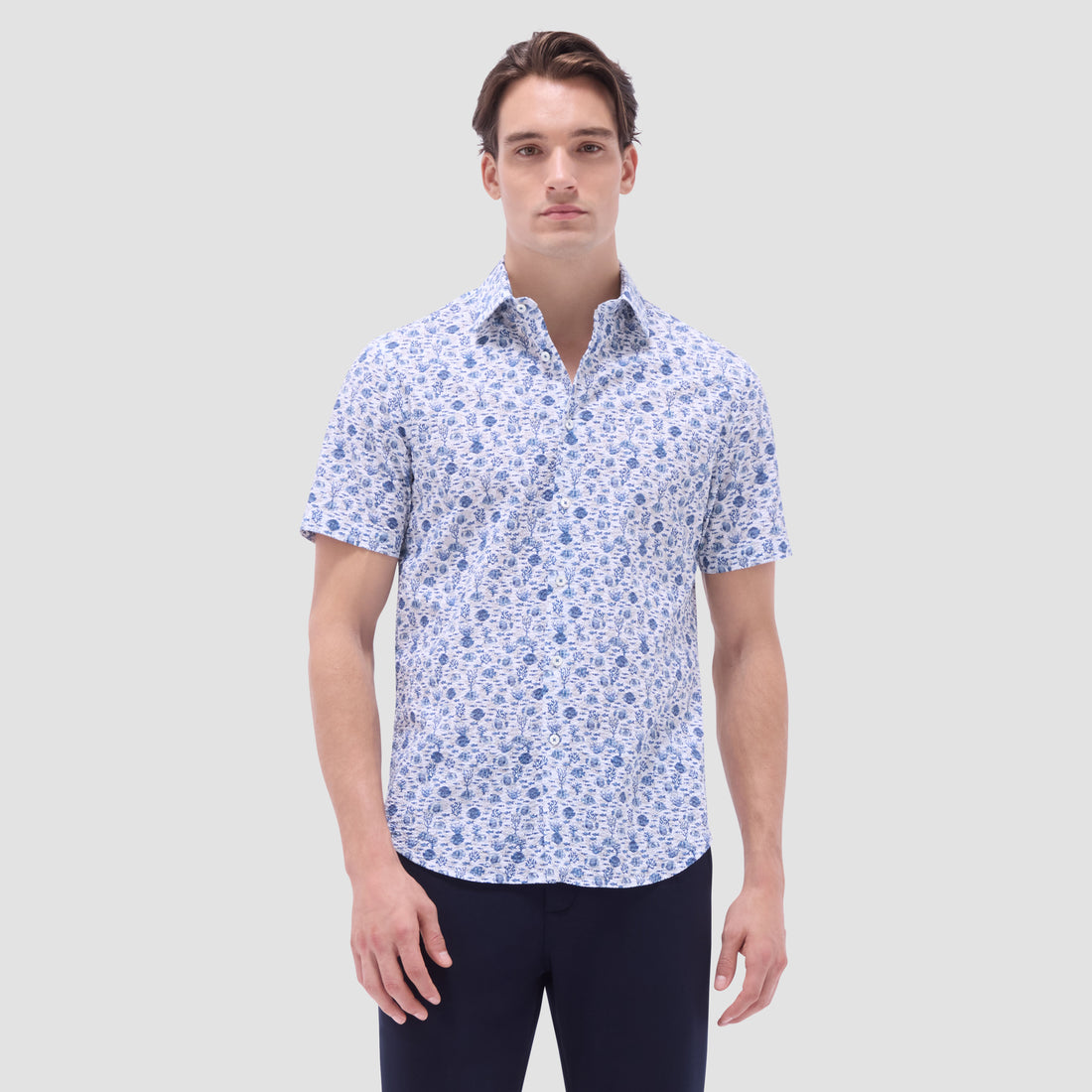 Orson Marine Life Seersucker Short-Sleeve Shirt