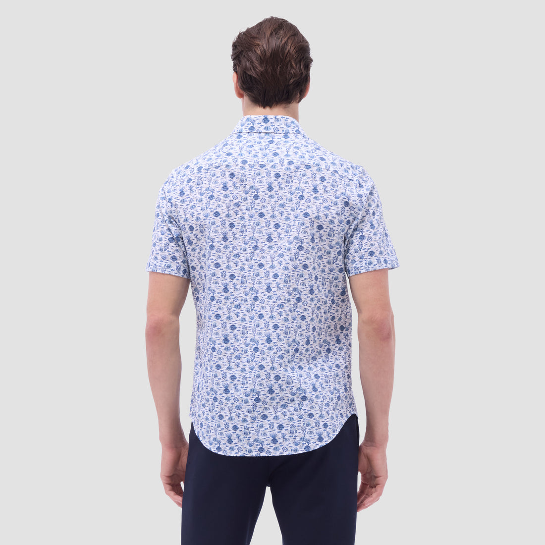 Orson Marine Life Seersucker Short-Sleeve Shirt