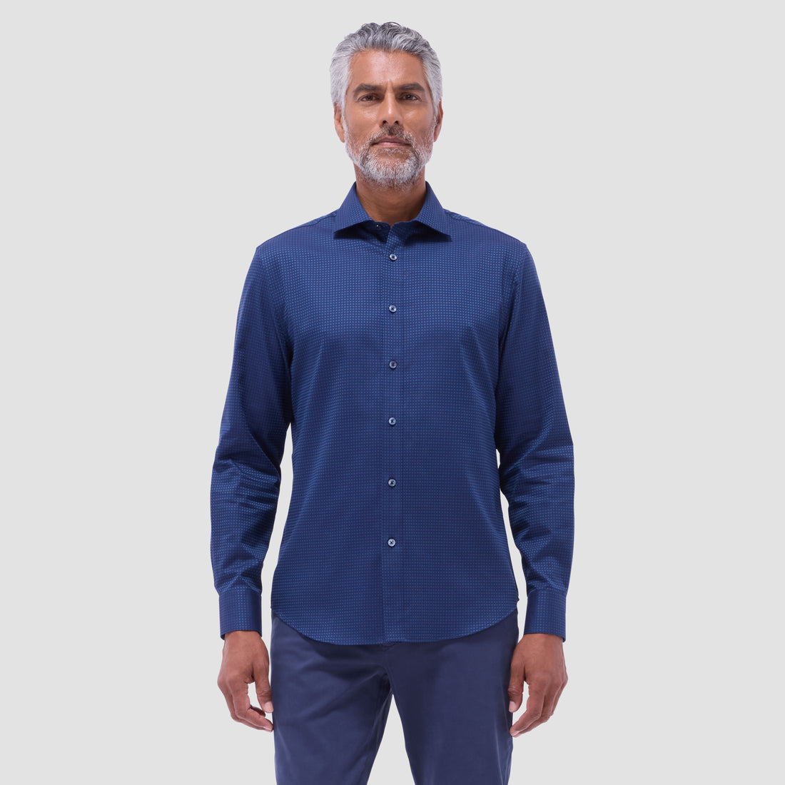 Axel Micro Check Jacquard Shirt