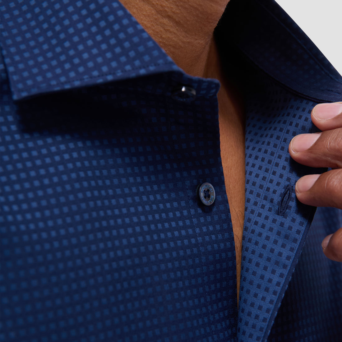 Axel Micro Check Jacquard Shirt