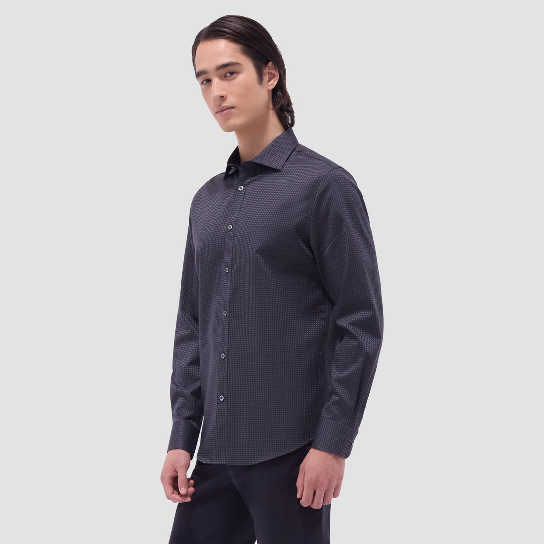 Axel Micro Check Jacquard Shirt