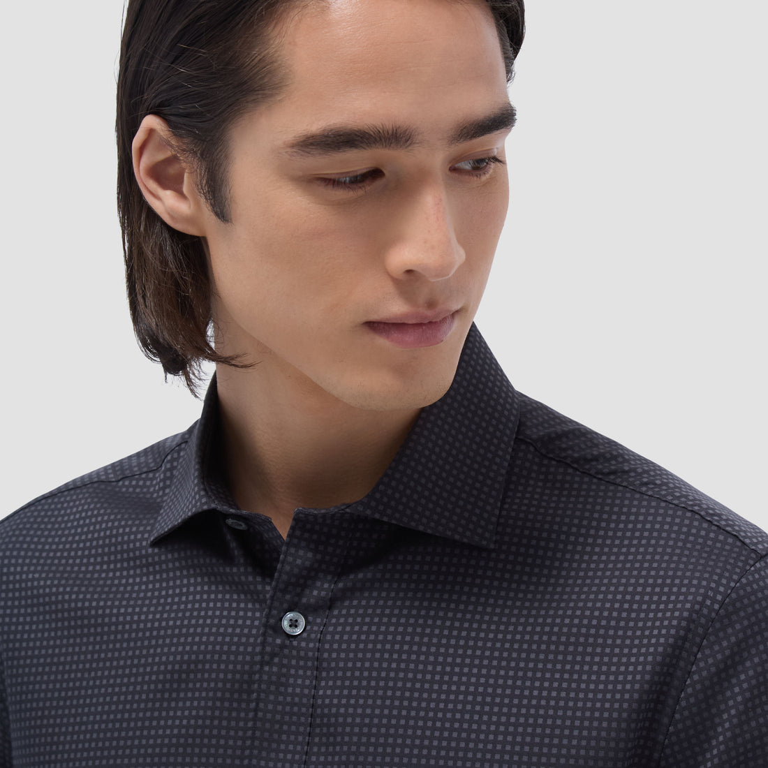 Axel Micro Check Jacquard Shirt