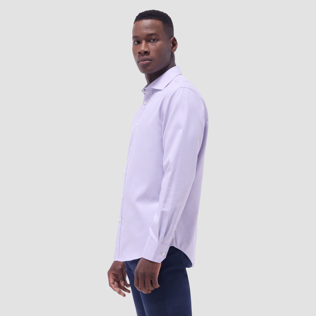 Axel Micro Check Jacquard Shirt